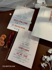 (DQ-BNT26-444) Thiệp Cưới Cao Cấp 2026