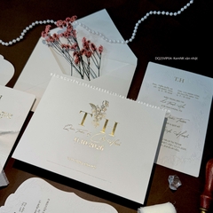 (DQ-25VIP04-KemNK vân nhật) Thiệp Cưới Cao Cấp 2026