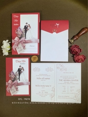 (GYL - Y6219) Thiệp cưới giá rẻ