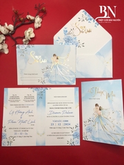 (GYL - M403) Thiệp cưới offset mẫu hiện đại