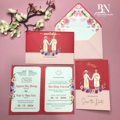 (GYL - M408) Thiệp cưới offset mẫu hiện đại