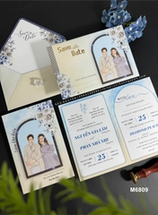 (GYL - M6809) Thiệp cưới offset mẫu hiện đại