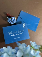 (RR3IN1 - BN064) Thiệp Cưới Gập 3 Có Bao Thư 3IN1