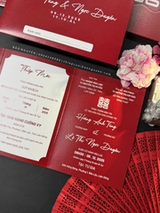 (RRBC-BN010) Thiệp cưới KTS Gập 3