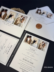 (RRH-BN008) Thiệp Cưới In Hình Cưới