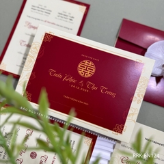 (RRK-BN124)  Thiệp Cưới KTS hiện đại sang trọng