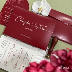 (RRK-BN125)  Thiệp Cưới KTS hiện đại sang trọng