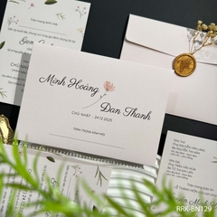 (RRK-BN129) Thiệp Cưới KTS hiện đại sang trọng