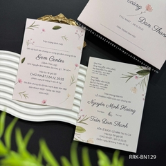 (RRK-BN129) Thiệp Cưới KTS hiện đại sang trọng