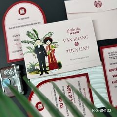 (RRK-BN132) Thiệp Cưới KTS hiện đại sang trọng