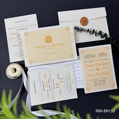 (RRK-BN133) Thiệp Cưới KTS hiện đại sang trọng