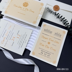 (RRK-BN133) Thiệp Cưới KTS hiện đại sang trọng