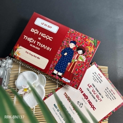 (RRK-BN137) Thiệp Cưới KTS hiện đại sang trọng