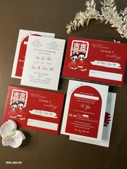 (RRK-BN165) Thiệp Cưới KTS hiện đại