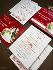 (RRK-BN166) Thiệp Cưới KTS hiện đại