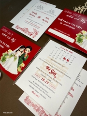 (RRK-BN166) Thiệp Cưới KTS hiện đại