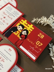 (RRK-BN169) Thiệp Cưới KTS hiện đại