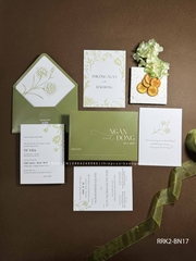 (RRK2-BN17) Thiệp Cưới KTS Hiện Đại