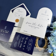 (RRK2-BN18) Thiệp Cưới KTS Hiện Đại