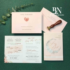 (T86) Thiệp cưới offset giá rẻ