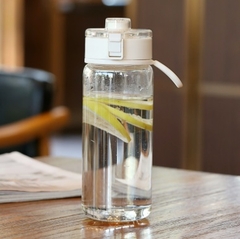 Bình Nước Thể Thao  500ml Bằng Nhựa Có Nắp Đậy Tiện Dụng