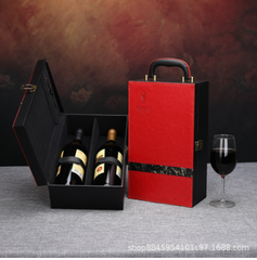 Hộp rượu vang đôi Wine list có dụng cụ mở rượu , Hộp quà Tết, Quà tặng doanh nghiệp, Quà tặng sự kiện