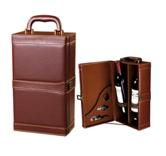 Hộp rượu vang đôi HR24 có dụng cụ mở rượu , Hộp quà Tết, Quà tặng doanh nghiệp, Quà tặng sự kiện