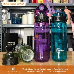 Bình nước nhựa thể thao 3 màu tiện lợi