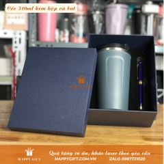 Khắc bình giữ nhiệt theo yêu cầu tại Laser Hoàng Mai, khắc laser bình giữ nhiệt làm quà tặng