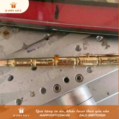 Khắc laser Bút vỏ đạn theo yêu cầu, Khắc laser theo yêu cầu, Khắc laser làm quà tặng