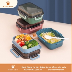 Hộp cơm nhựa phong cách Bắc Âu, hộp cơm văn phòng, hộp cơm trưa