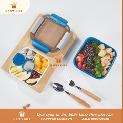 Hộp cơm vuông nhựa pp 5 ngăn HC.59.G11