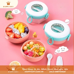 Bát trẻ em nhựa pp HC.34.G12, hộp cơm trẻ em, hộp cơm trưa