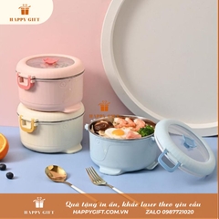 Hộp cơm giữ nhiệt hình nồi cơm, hộp cơm văn phòng