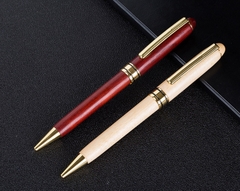 Bút ký nắp xoay màu gỗ khắc tên, logo theo yêu cầu, quà tặng doanh nghiệp, quà tặng sự kiện