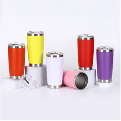 Cốc bia giữ nhiệt nắp trong suốt 590ml, Cốc giữ nhiệt in khắc tên logo thương hiệu