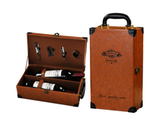 Hộp rượu vang đôi HR20 có dụng cụ mở rượu , Hộp quà Tết, Quà tặng doanh nghiệp, Quà tặng sự kiện