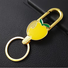 Quà tặng móc khóa khắc tên, móc khóa ô tô hình quả táo khắc tên, quà tặng doanh nghiệp