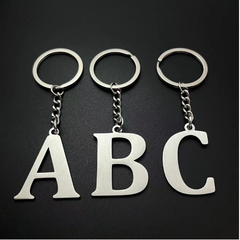 Quà tặng móc khóa khắc tên, móc khóa chữ cái tiếng Anh khắc tên, quà tặng doanh nghiệp