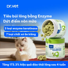 Snack cho mèo hỗ trợ tiêu hóa búi lông Dr.Vet