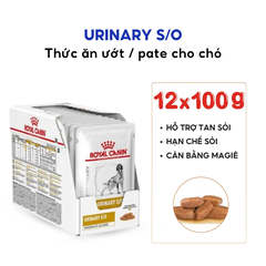 Pate Cho Chó Urinary S/O 12x100g