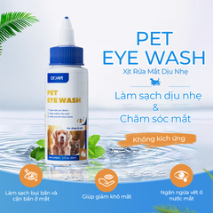 Dung Dịch Vệ Sinh Mắt Cho Chó Mèo DrVET