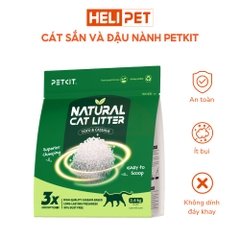 Cát Mèo PETKIT, Cát Vệ Sinh Cho Mèo Từ Sắn & Đậu Nành  Hữu Cơ Khử Mùi Tốt, Ít Bụi