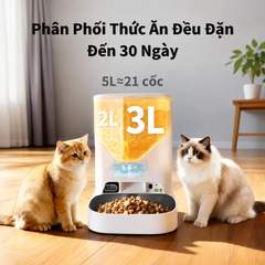 Máy ăn có camera PETKIT Yumshare Dual-hopper 2 Gemini - 2 ngăn chứa