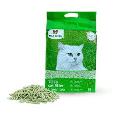 Cát đậu nành Max Clean hương trà xanh - Hạt dài nhỏ