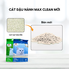 Cát đậu nành Max Clean hương sữa - Hạt dài nhỏ