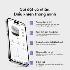 Máy dọn vệ sinh mèo HeLiPet Open Top