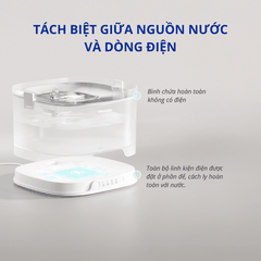Máy lọc nước cho chó CHEERBLE D1 4L - Bơm không dây