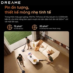 Máy hút bụi lau nhà cầm tay Dreame H16 Pro TriForce