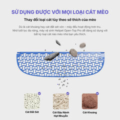 Máy Dọn Phân Mèo Tự Động HELIPET OPEN TOP PRO